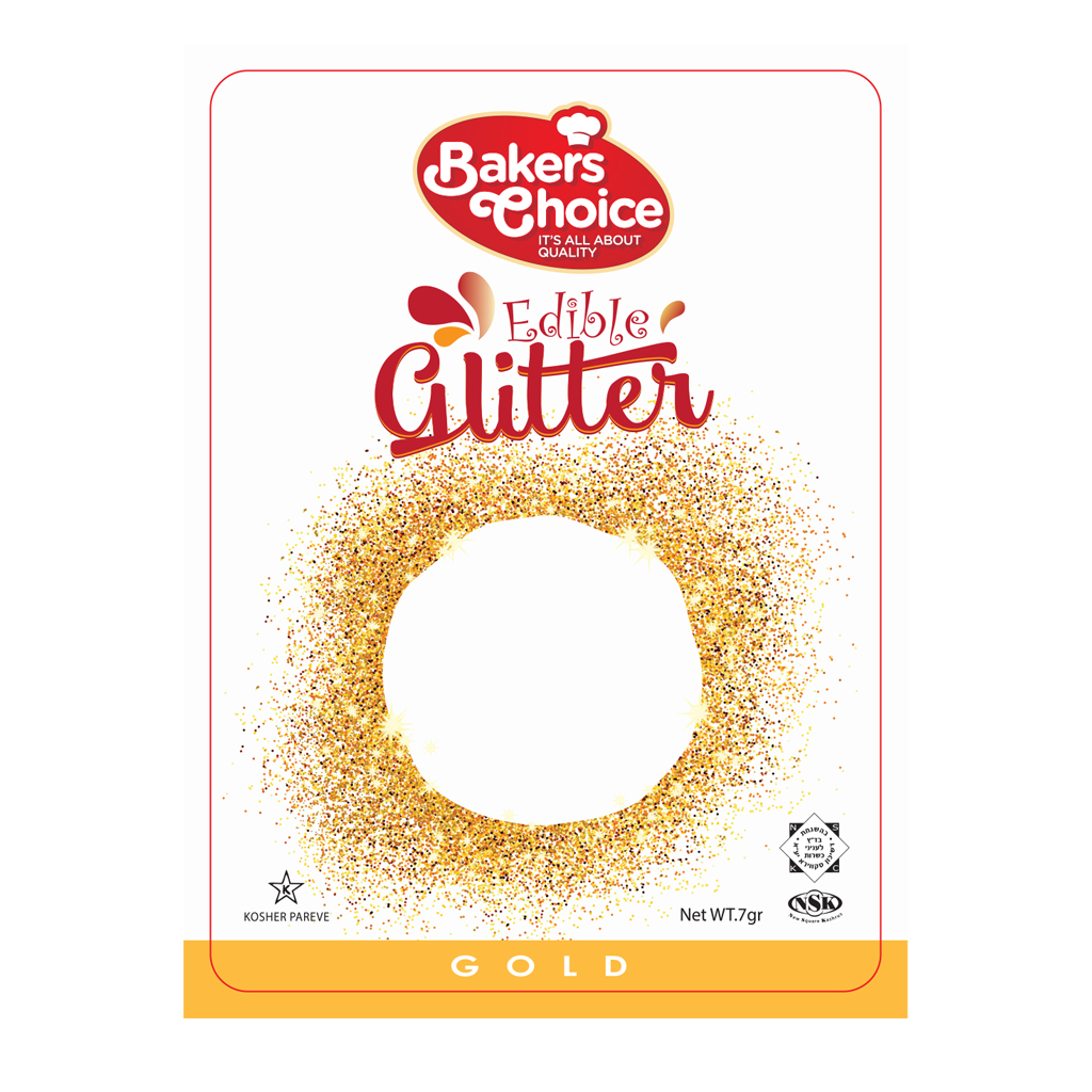 Gold Edible Glitter  Bakers Choice - Premium Kosher Baking Ingredients